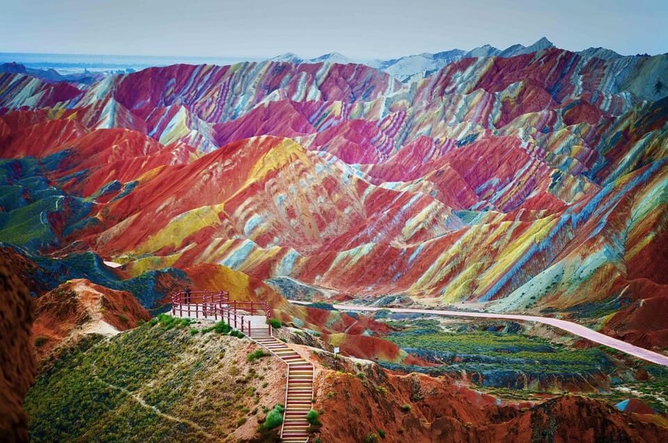 Read more about the article Rainbow Mountains of Zhangye Danxia, China